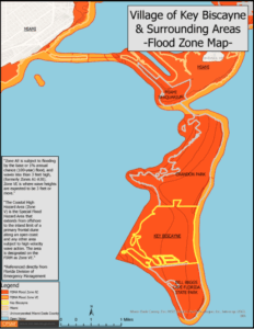 Key Biscayne Flood Map