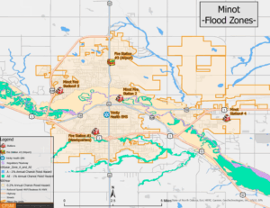 Minot, ND Flood Zones